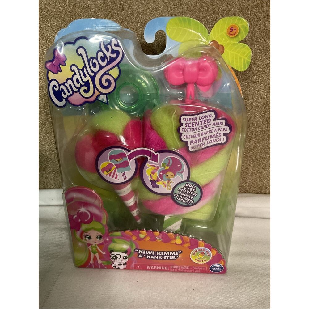 New Candylocks Summer Pop Party KIWI KIMMI Doll & HANK-STER Pet by Spin Master